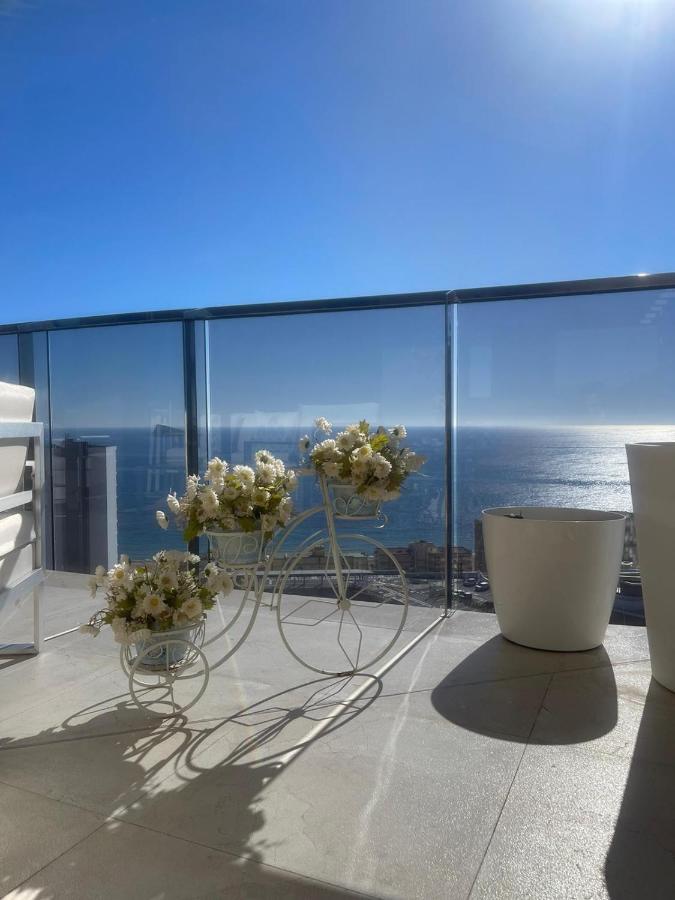 Sunset Waves Benidorm Julieta Vistas Al Mar Premium 200 Mt2 Con Jacuzzi En Terraza Exterior foto