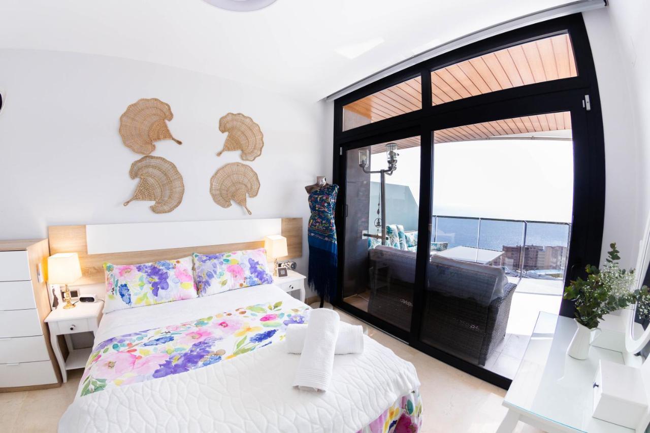 Sunset Waves Benidorm Julieta Vistas Al Mar Premium 200 Mt2 Con Jacuzzi En Terraza Exterior foto