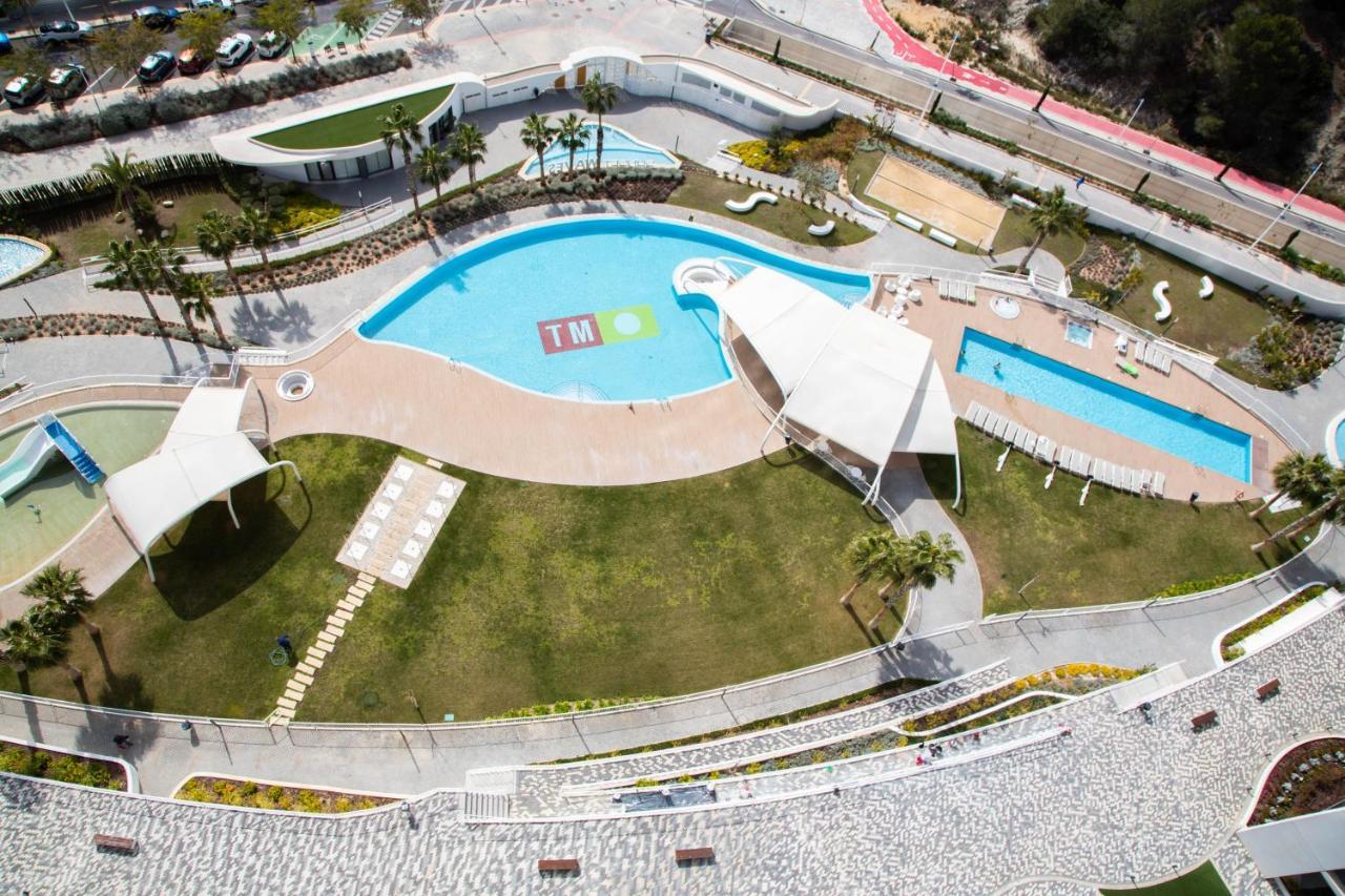 Sunset Waves Benidorm Julieta Vistas Al Mar Premium 200 Mt2 Con Jacuzzi En Terraza Exterior foto